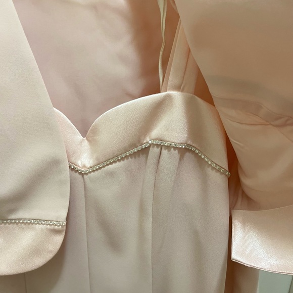 NAH NAH Blush Pink Evening Gown Size 6 Perfect Mother-of-the-Bride Dress - Picture 6 of 11
